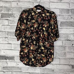 Savannah Multicolor Floral Casual Button Down Shirt